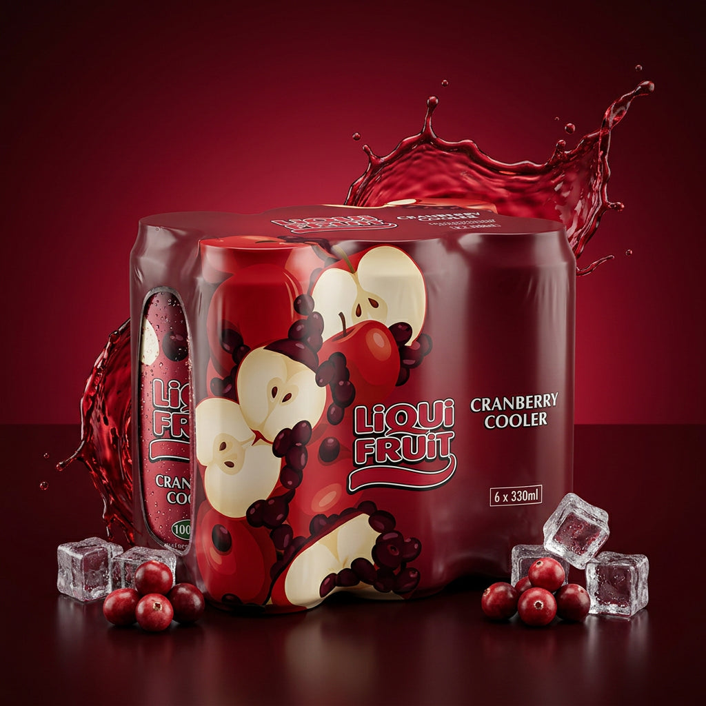 Liqui Fruit Cranberry Cooler 6x330ml