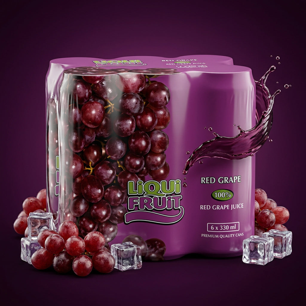 Liqui Fruit Red Grape 6x330ml