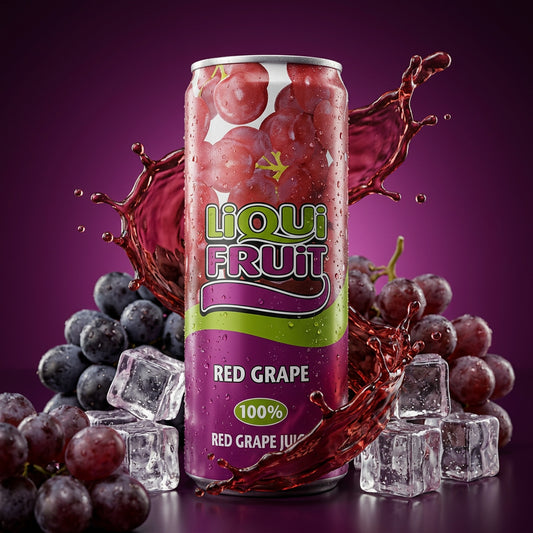 Liqui Fruit Red Grape 330ml Can
