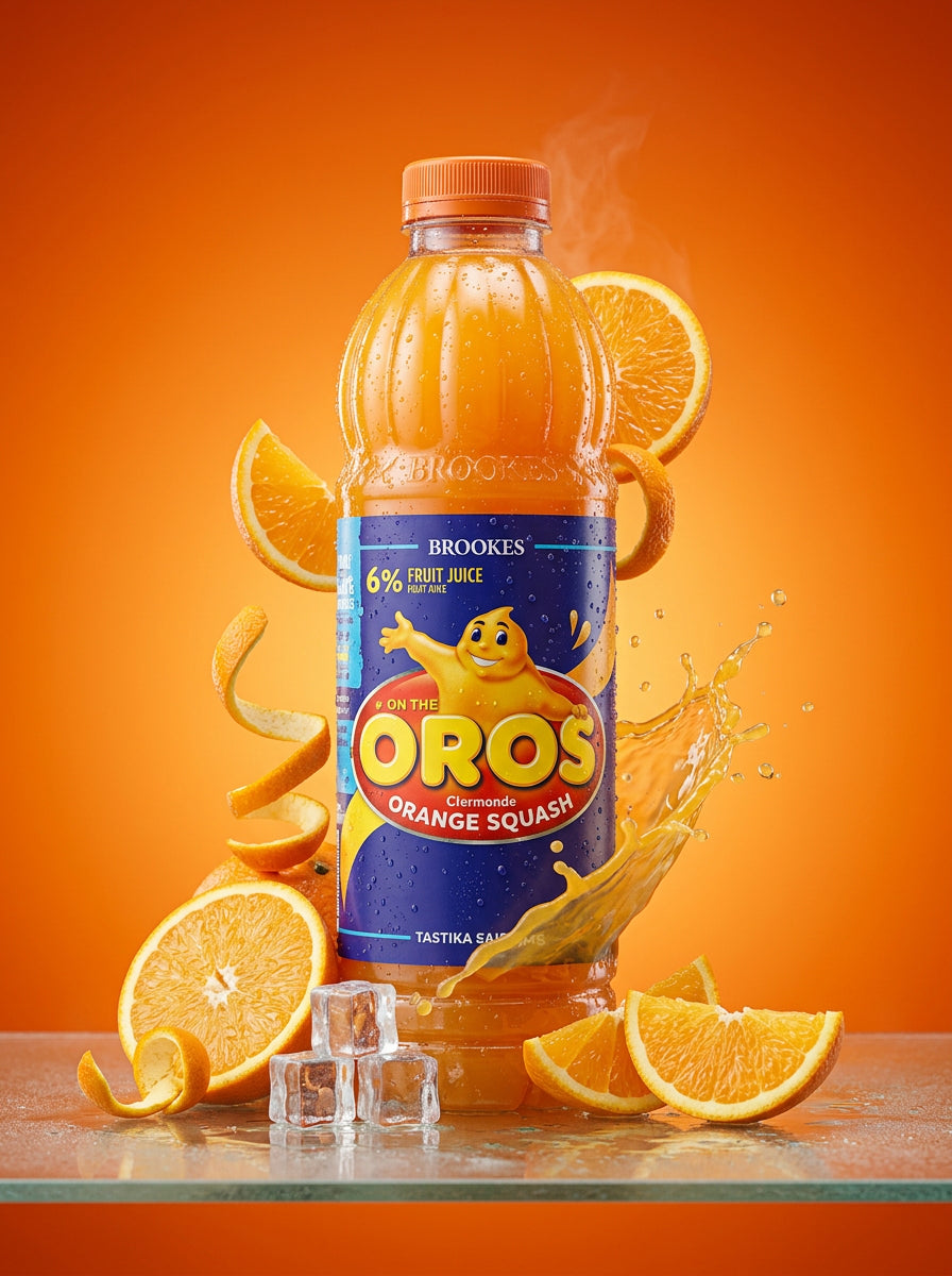 Brookes Oros Orange Squash 1L